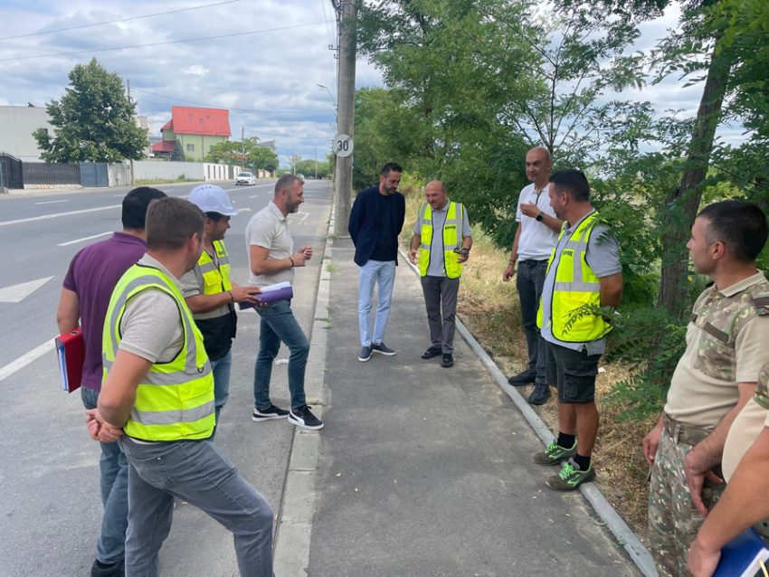 Calea Dragasani si strada Tudor Arghezi 2 Sursă foto: Primăria Municipiului Pitești.