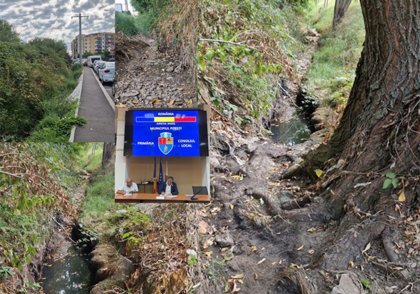 Încep lucrările de regularizare a văii din zona Tancodrom, pentru prevenirea inundațiilor și siguranța cetățenilor 1 Sursă foto: Primăria MUnicipiului Pitesti