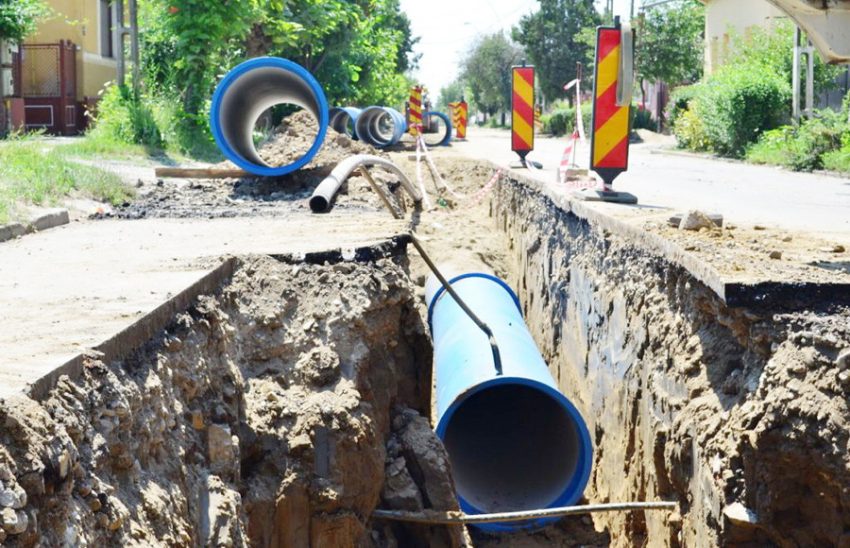 deschidere lucrari canalizare A S Sursă foto: ediția tipărită