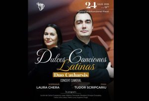 Dialog emoționant între voce și pian – Recital Duo Catharsis 1 Sursă foto: FB Filarmonica Pitesti.