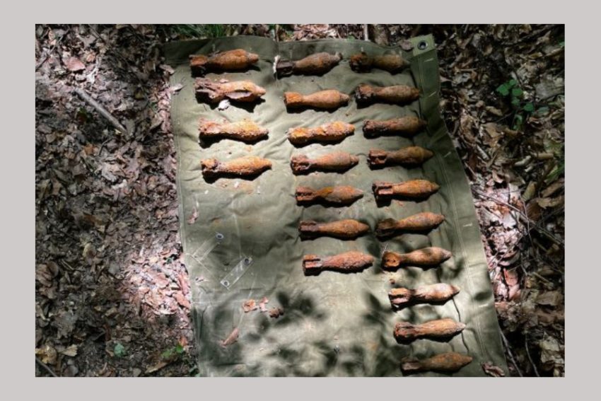 muniție neexplodată din Al Doilea Război Mondial.