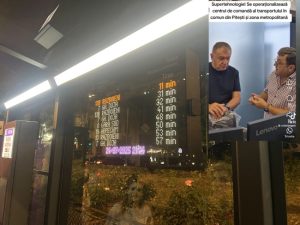 „Creierul” transportului în comun din Pitești a fost pornit: urmează o lună de integrare totală 3 Sursă foto: AV și screenshot Fb Cristian gentea.