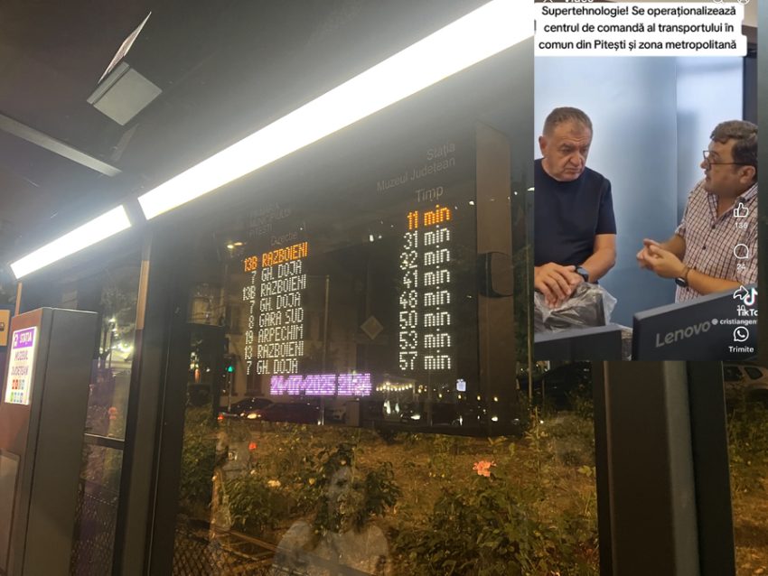 tabele in statiile de autobuz 1 Sursă foto: AV și screenshot Fb Cristian gentea.