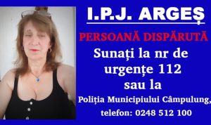 Femeie din Rucăr, căutată de Poliție și familie. AȚI VĂZUT-O? 1 a05bd2ed abea 49b8 ba41 1fa3e1c7eddd - Femeie din Rucăr, căutată de Poliție și familie. AȚI VĂZUT-O?