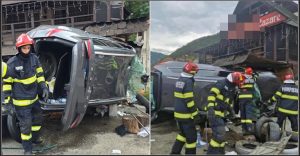 CF20CA2C BBB5 467D 86D1 81148A80CB1A - Accident cu 3 victime pe Valea Oltului! A intrat cu mașina într-o pensiune