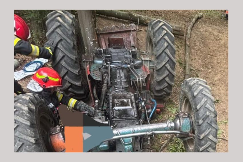 tractor rasturnat victima