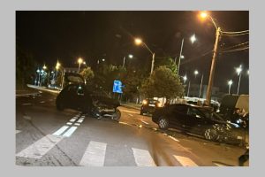 (Video) Accident rutier cu două autoturisme implicate în Pitești 3 accident Pitești