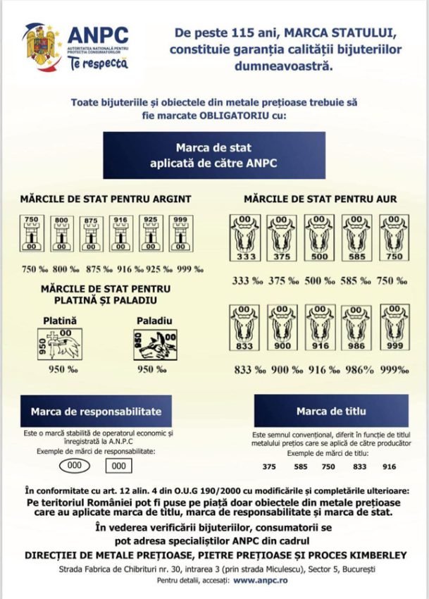 Obiectele din metale prețioase trebuie să fie marcate. Cum recunoști o bijuterie din aur de 24k? 1 Sursă foto: FB Paul Anghel
