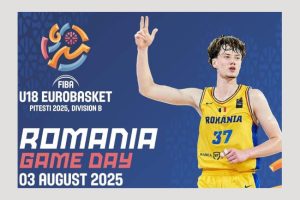 Lupta pentru locul 3 și promovarea în FIBA U18 Eurobasket Division A se dă azi la Pitești Arena 10 meci baschet Romania Pitesti Arena
