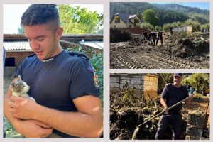 Pompieri argeșeni, sprijin în județul Suceava-grav afectat de inundații 1 inundatii Suceava pompieri