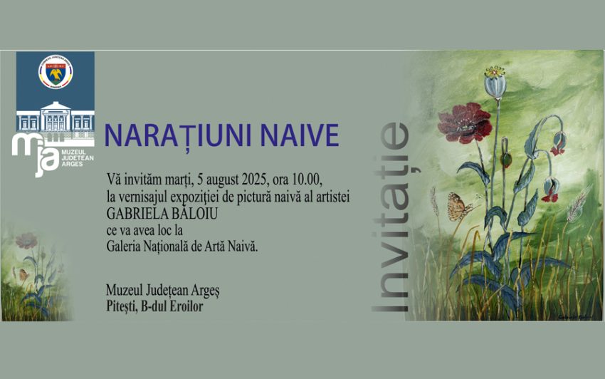 Universul cald al satului: Expoziția ”Narațiuni naive” la Muzeul Județean Argeș 1 Sursă foto: Muzeul Judetean Arges