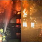 page 1 - (VIDEO) Incendiu violent la o pensiune din Râșnov