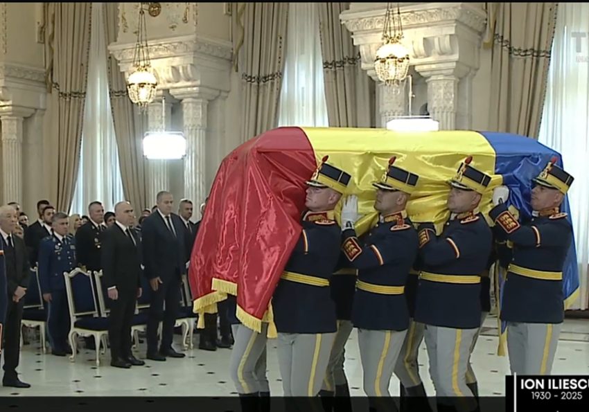 ion iliescu sicriu iesire p cotro ceni - Zi de doliu național în România. Fostul președinte Ion Iliescu - condus pe ultimul drum