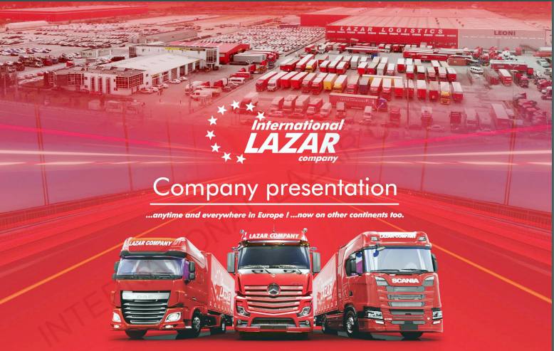 INTERNAȚIONAL LAZĂR COMPANY – din inima Argeșului, pe șoselele Europei 4 IDEE DE GRAFICA - INTERNAȚIONAL LAZĂR COMPANY – din inima Argeșului, pe șoselele Europei