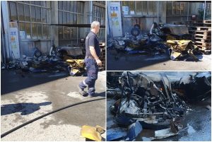 Două persoane și-au pierdut viața după ce un avion de mici dimensiuni s-a prăbuşit în curtea unei firme din Arad 1 page 1 - Două persoane și-au pierdut viața după ce un avion de mici dimensiuni s-a prăbuşit în curtea unei firme din Arad
