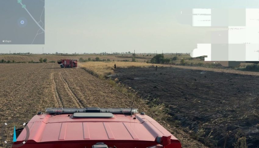 Argeș. Incendiile de vegetație din ultimele 24 de ore au distrus peste 3,5 ha de teren 1 incendii vegetatie Argeș