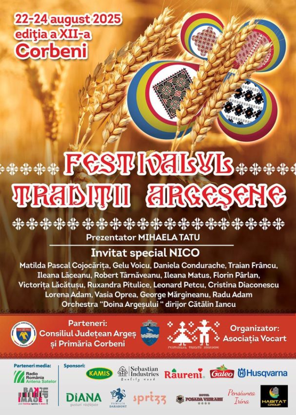 Trei zile de cultură, meșteșug și voie bună la Festivalul „Tradiții Argeșene” 1 Sursă foto: FB CJ Arges