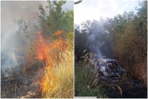page 1 - Val de incendii de vegetație în weekend! Pompierii au intervenit în 15 localități din Argeș