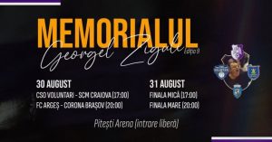 Pe 30 august debutează Memorialul Georgel Ziguli. Intrarea este liberă! 1 FC Argeș Basketball