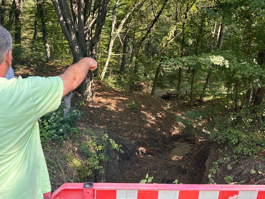 deschidere canalizare pluvială Schit Trivale