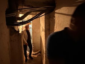 Pitești: lucrări de reabilitare la adăpostul de protecție civilă din cartierul Craiovei 2 Sursă foto: Primăria Munciipăiului Pitesti