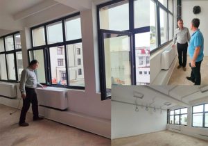Proiectul de eficientizare energetică de la Școala ”George Topîrceanu”, aproape de final 1 Sursă foto: FB Primăria Orașului Mioveni.