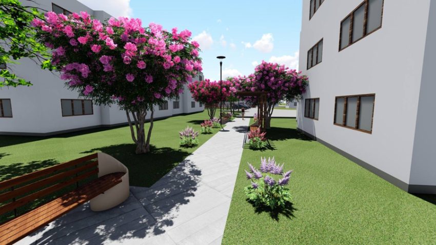 Loc de joacă, alei și spații verzi reamenajate: o nouă zonă de agrement în Mioveni 2 Sursă foto: FB Aurel Costache.