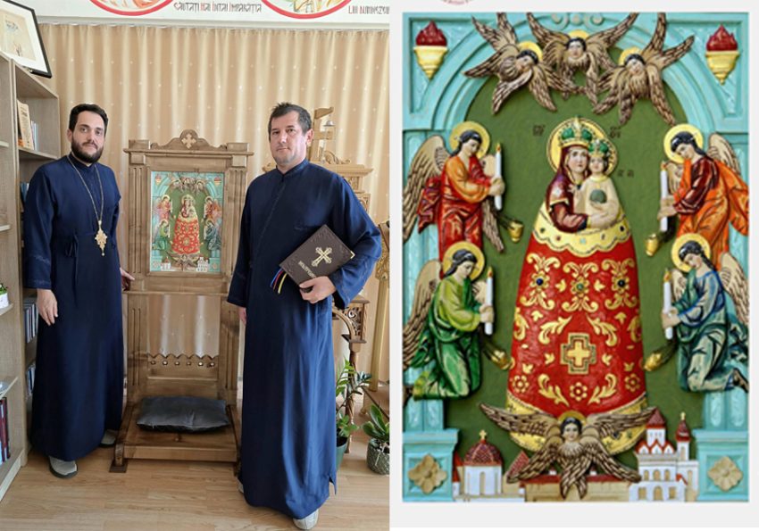 Icoana Maicii Domnului Sporirea Mintii Sursă foto: FB Arhiepiscopia ARgesului si Muscelului