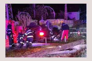 accident masina rasturnata Poiana Lacului