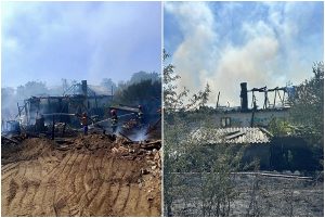 page 1 - Pompierul Burcea Adrian, salvator și în timpul liber! A intervenit la incendiul din Stolnici