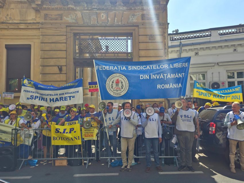 fsli spiru haret protest Sursă foto: FB FSLI România