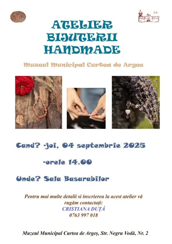 Joi la Curtea de Argeș. Filme premiate la Centrul de Cultură și atelier creativ la Muzeu 1 evenimente la Curtea de Argeș