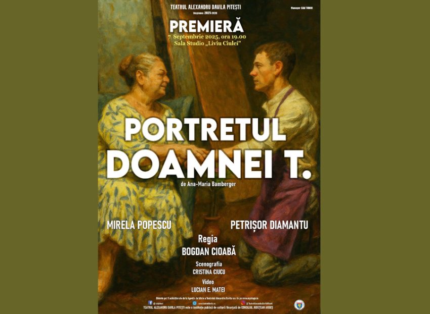 AFIS PORTRETUL DOAMNEI T 1 Sursă foto: Teatrul Al. Davila Pitești.