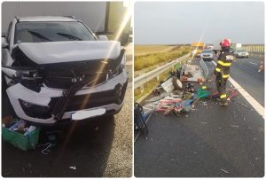 page - Accident pe Autostrada A1! Trafic îngreunat