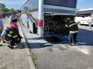 incendiu autocar Pitești