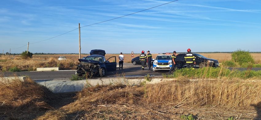 Accident cu victime la Rociu! Implicate două autoturisme! 1 accident masini Argeș