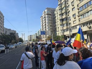 Zi de foc în Educație: profesori, elevi și studenți protestează în Capitală împotriva măsurilor de austeritate 1 Sursă foto: Adrian Voica