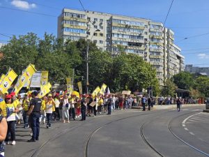 Zi de foc în Educație: profesori, elevi și studenți protestează în Capitală împotriva măsurilor de austeritate 2 Sursă foto: Adrian Voica