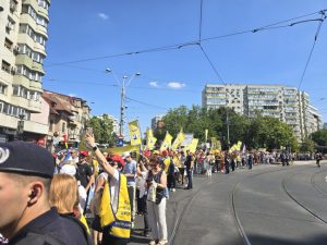 Zi de foc în Educație: profesori, elevi și studenți protestează în Capitală împotriva măsurilor de austeritate 3 Sursă foto: Adrian Voica