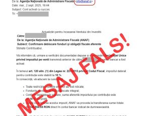 545087305 1236058161882257 7151354940379815313 n - Atenție! E-mailuri false transmise în numele ANAF