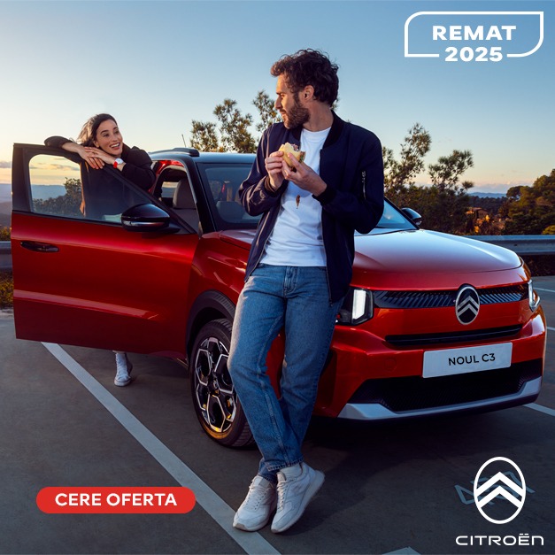 Noul Citroën C3 la Eurial Pitești! De la 12.929 euro cu TVA și REMAT incluse! 2 Citroen C3 la Eurial Pitești
