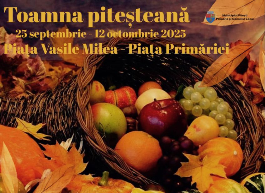 toamna pitesteana Sursă foto: FB Primăria Municipiului Pitești.