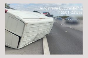 Untitled Project 3 - Vehicul răsturnat pe Autostrada A1, sensul spre București