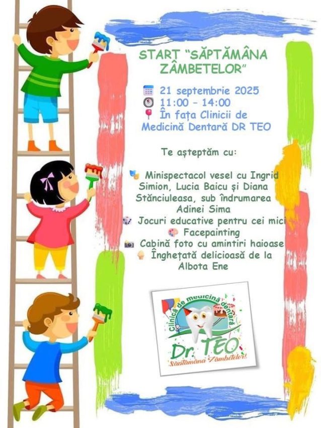 Duminică, 21 septembrie Clinica Dr. Teo dă startul evenimentului “Săptămâna zâmbetelor!” 1 Dr Teo