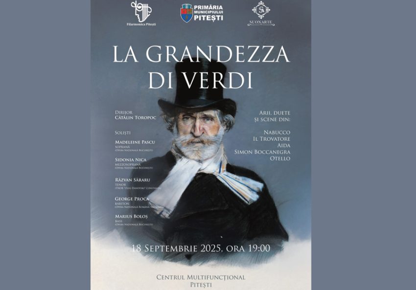 la grandezza di verdi Sursă foto: Primaria Municipiului Pitesti