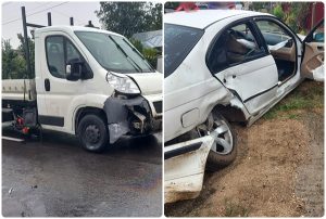 page - Impact violent în Buzoești! O femeie a ajuns la spital