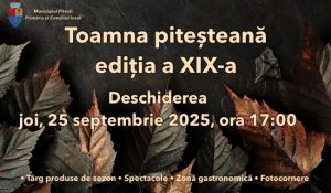 Toamna Piteșteană 2025: Festivalul culorilor, gusturilor și tradițiilor revine în oraș! 1 Sursă foto: Primăria Municipiului Pitești.