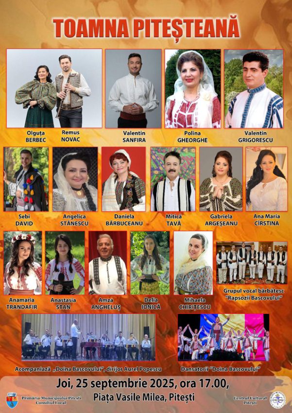 Toamna Piteșteană 2025: Festivalul culorilor, gusturilor și tradițiilor revine în oraș! 2 Sursă foto: Primăria Municipiului Pitești.
