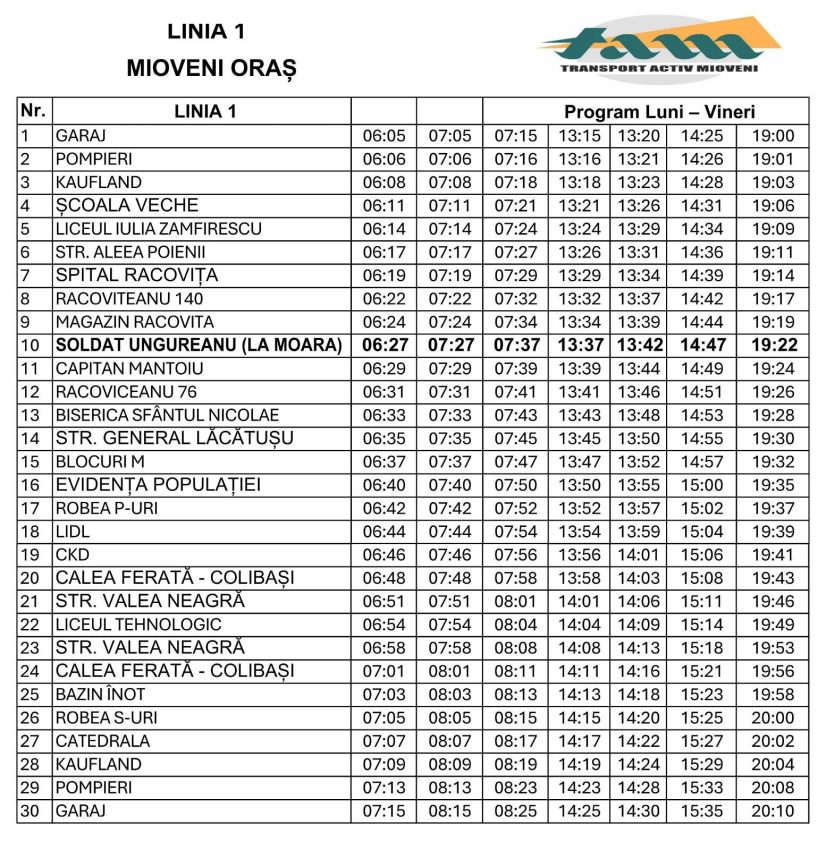 Sursă foto: FB Primăria Orașului Mioveni.