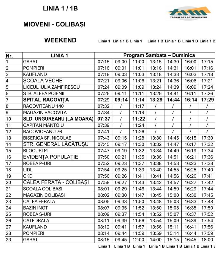 Sursă foto: FB Primăria Orașului Mioveni.